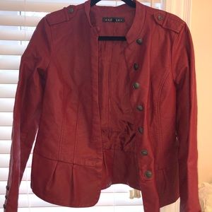Faux leather jacket